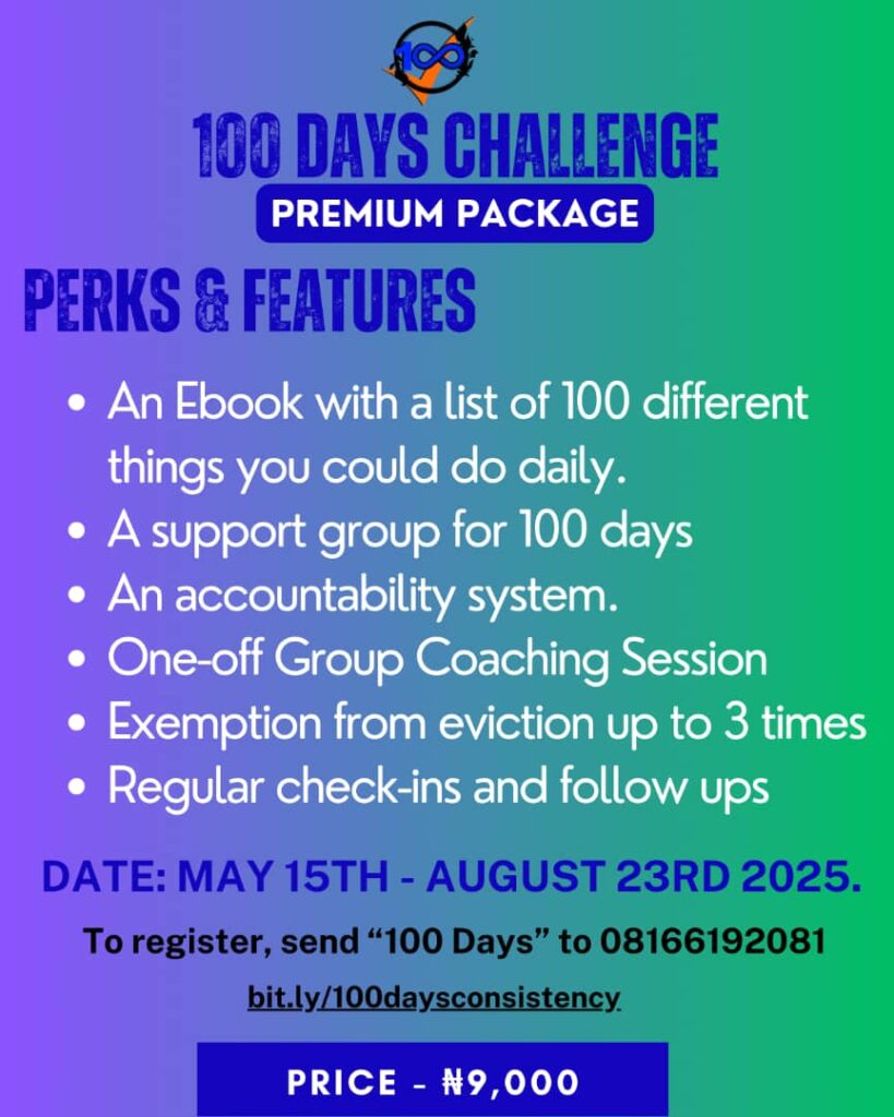Premium Lite Package of the 100 Days Challenge